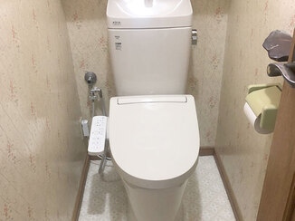 トイレリフォーム 補助金を利用し、お得に新しくなったトイレ＆キッチン設備